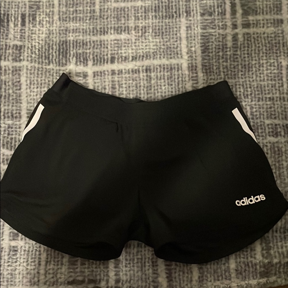 Adidas Black Athletic Lightweight Shorts